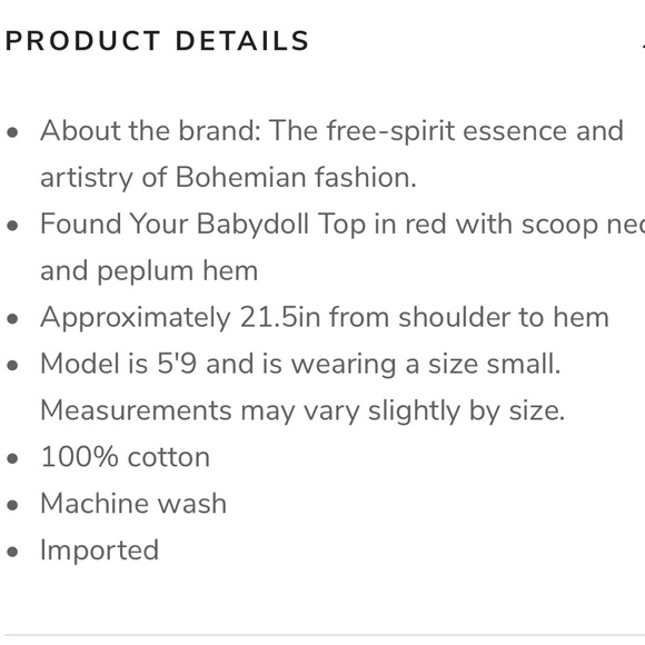 Free People Mauve Women's Top Sz S nwt - Picture 3 of 3